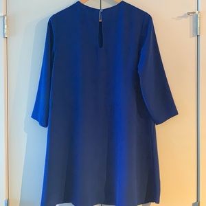 Wilfred shift dress cobalt blue SM